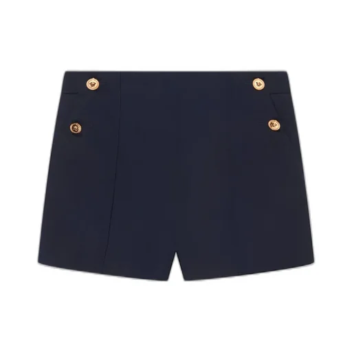 Versace Kids Decorative Button Detailed Shorts