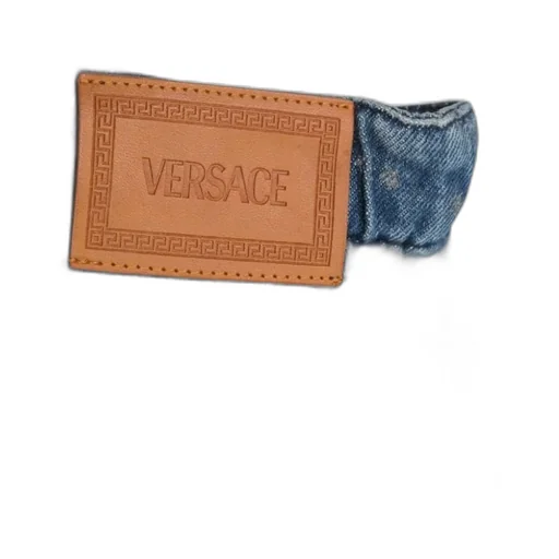 Versace Kids Sparkle Denim Skirt