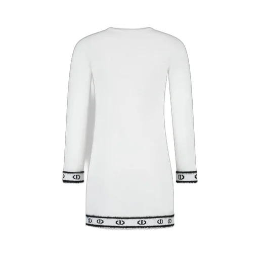 Twinset Kids Logo-Trim Crewneck Dress