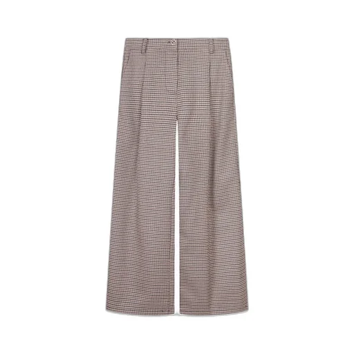 Twinset Kids Checked Wide Leg Pants