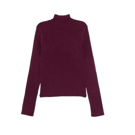 Twinset Kids Ribbed Mock-Neck Knitted Sweater