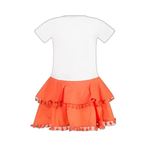 Twinset Kids Bow Pom-Pom Dress