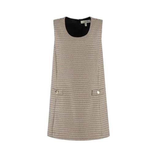 Twinset Kids Houndstooth Short Dress