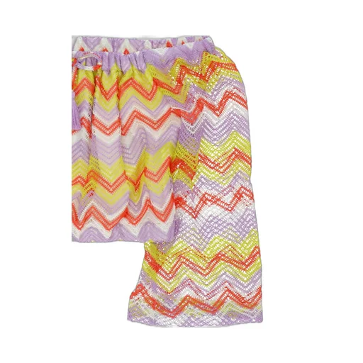 Twinset Kids Zigzag Cropped Top