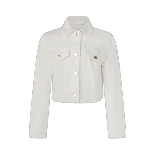 Twinset Kids Frayed Bull Denim Jacket