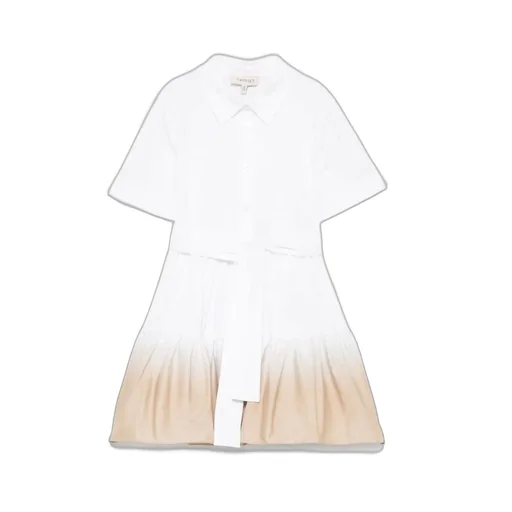 Twinset Kids Belted Shirt Dress