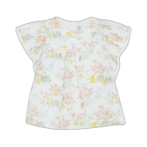 Tartine Et Chocolat Floral Ruffle Top