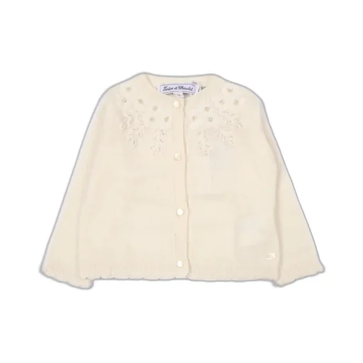 Tartine Et Chocolat Embroidered Flakes Cardigan