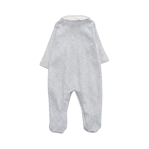 Tartine Et Chocolat Striped Knitted Onesie Pajamas