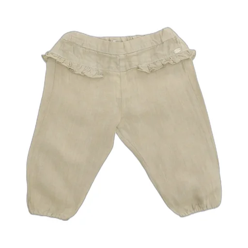 Tartine Et Chocolat Tapered Leg Ruffle Trousers