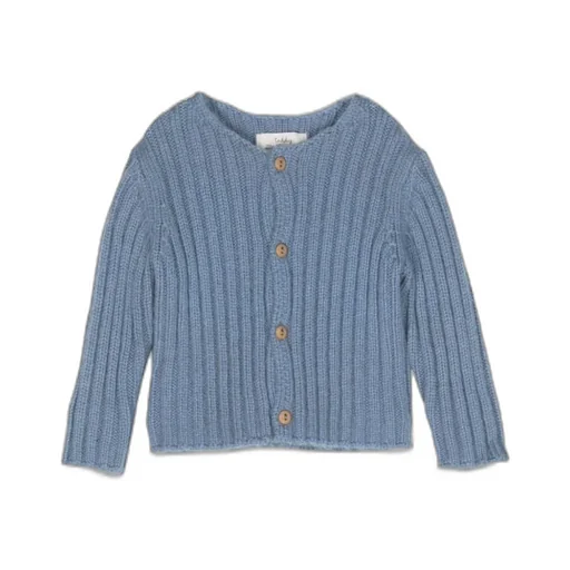 Teddy & Minou Ribbed Button-Up Knitwear