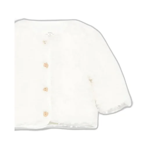 Teddy & Minou Button-Front Faux Fur Coat
