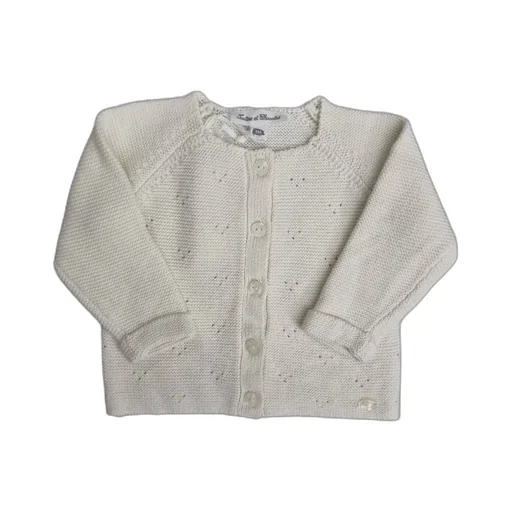Tartine Et Chocolat Buttoned Long-Sleeved Cardigan