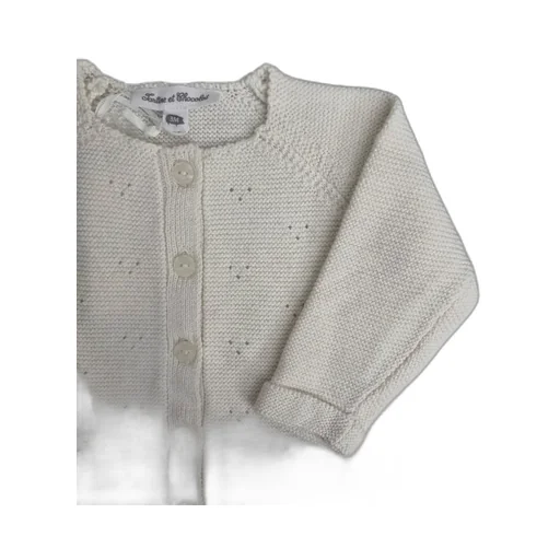Tartine Et Chocolat Buttoned Long-Sleeved Cardigan