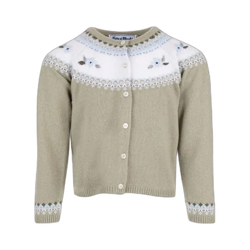 Tartine Et Chocolat Crewneck Knitted Cardigan