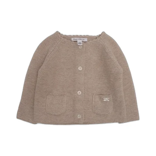 Tartine Et Chocolat Logo-Plaque Button-Up Cardigan
