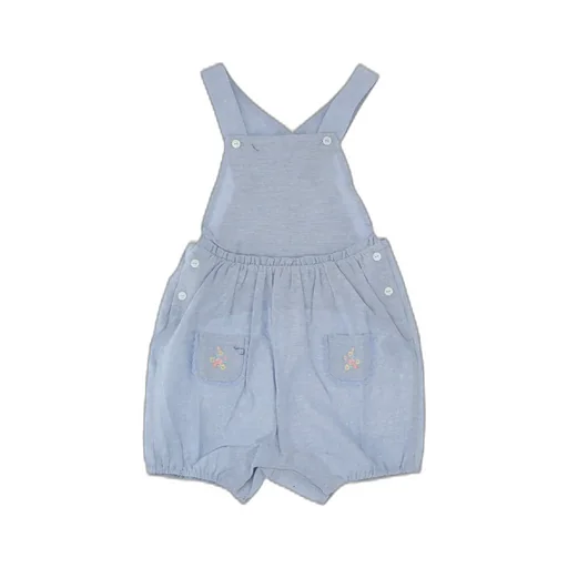 Tartine Et Chocolat Sleeveless Smocked Dungaree Romper