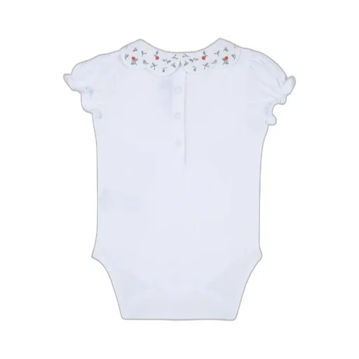 Tartine Et Chocolat Embroidered Collar Top