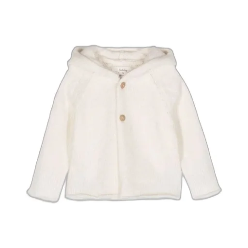 Teddy & Minou Buttoned Hooded Knitwear
