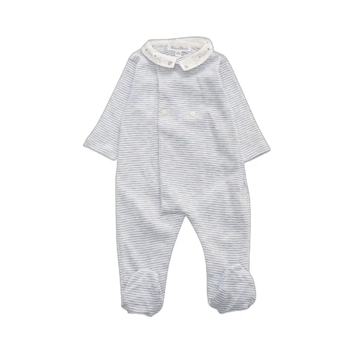 Tartine Et Chocolat Striped Knitted Onesie Pajamas