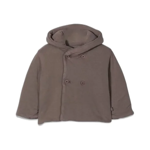 Teddy & Minou Hooded Double-Breasted Coat