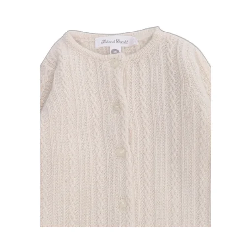 Tartine Et Chocolat Button-Down Knitted Romper