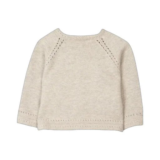 Tartine Et Chocolat Perforated Detailed Buttoned Cardigan