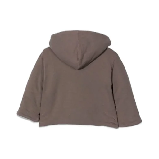 Teddy & Minou Hooded Double-Breasted Coat