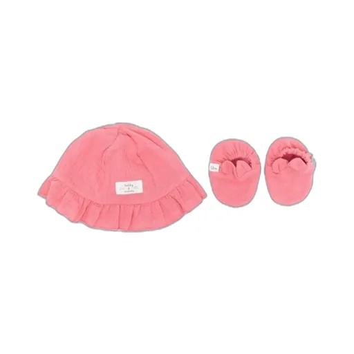 Teddy & Minou Ruffled Hat Set
