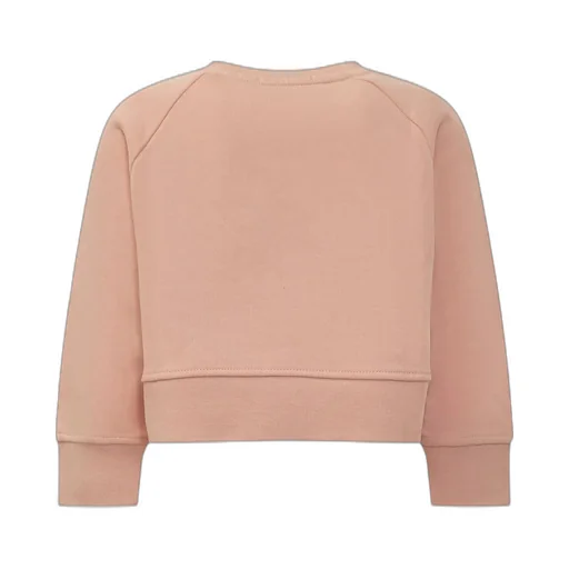 Stella Mccartney Kids Logo Printed Crewneck Fleece Sweatshirt