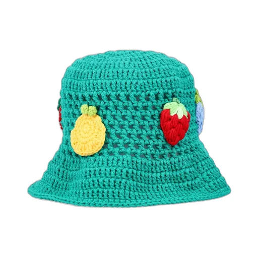 Stella Mccartney Kids Crochet Dropped Brim Bucket Hat