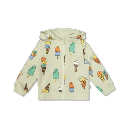 Stella Mccartney Kids Illustration-Printed Zip-Up Hoodie