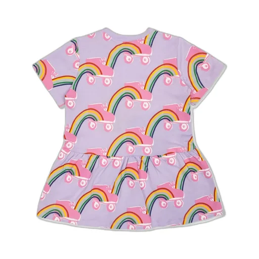 Stella Mccartney Kids All-Over Patterned Crewneck Dress