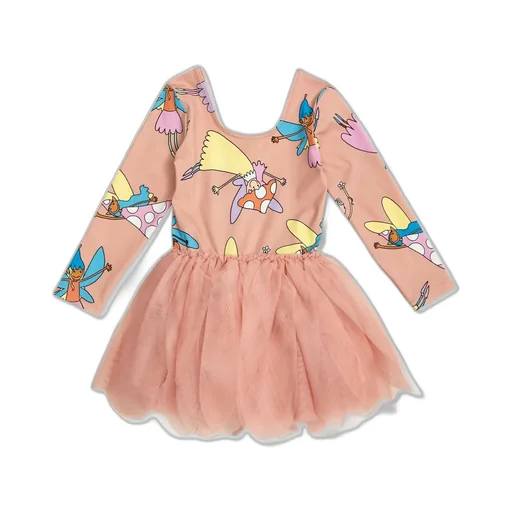 Stella Mccartney Kids Fairy Printed Crewneck Dress