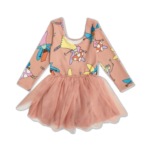 Stella Mccartney Kids Fairy Printed Crewneck Dress