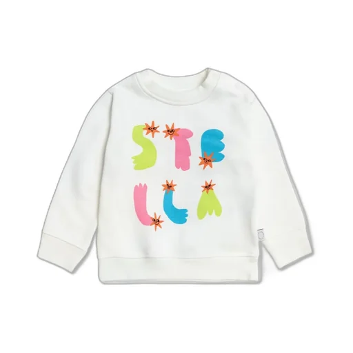 Stella Mccartney Kids Logo Printed Crewneck Sweatshirt