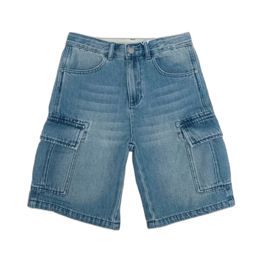 Stella Mccartney Kids Denim Cargo Shorts