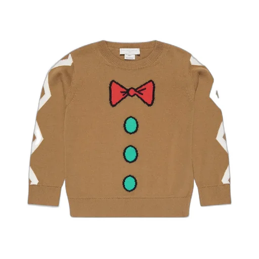 Stella Mccartney Kids Intarsia-Knit Crewneck Jumper