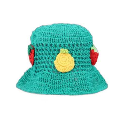 Stella Mccartney Kids Crochet Dropped Brim Bucket Hat
