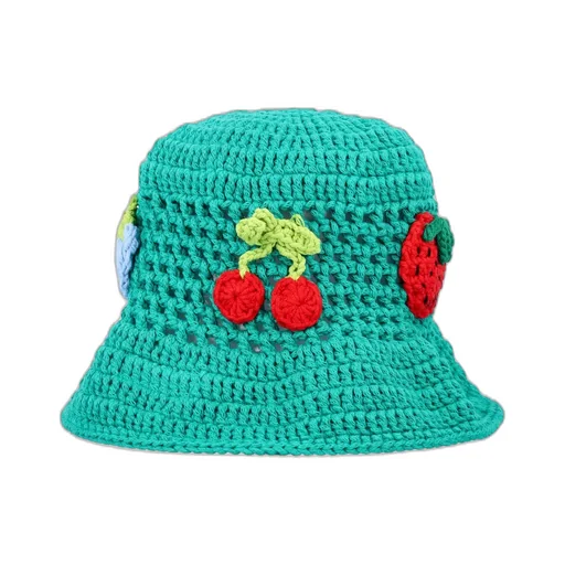 Stella Mccartney Kids Crochet Dropped Brim Bucket Hat