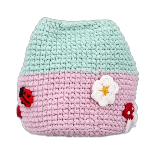 Stella Mccartney Kids Toadstool House Crocheted Crossbody Bag