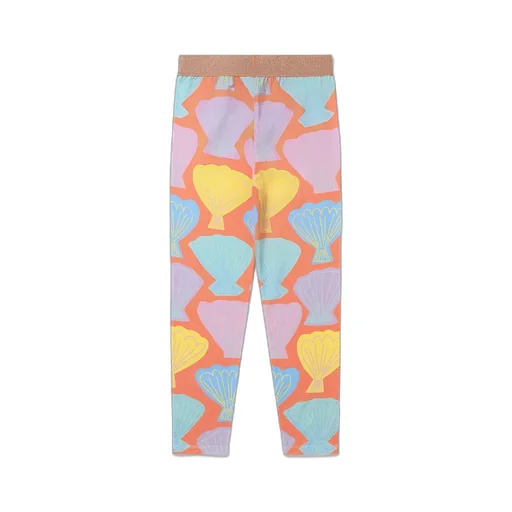 Stella Mccartney Kids Seashell-Printed Stretched Leggings