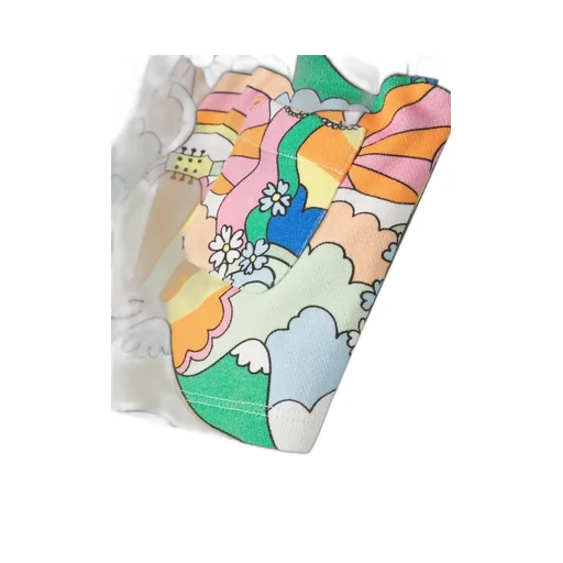 Stella Mccartney Kids Graphic-Printed Drawstring Mini Shorts