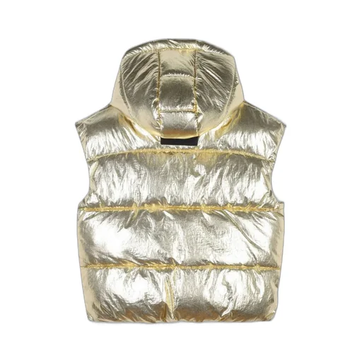 The Marc Jacobs Kids Metallic Hooded Down Vest