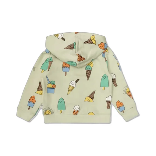 Stella Mccartney Kids Illustration-Printed Zip-Up Hoodie