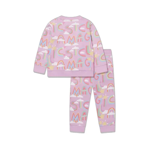 Stella Mccartney Kids Graphic Printed Crewneck Tracksuit