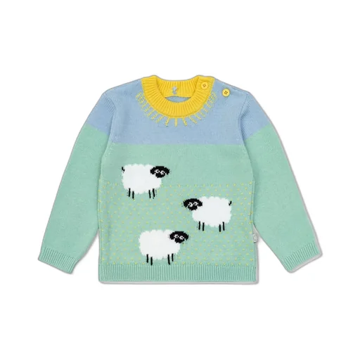 Stella Mccartney Kids Sheep-Motif Crewneck Jumper