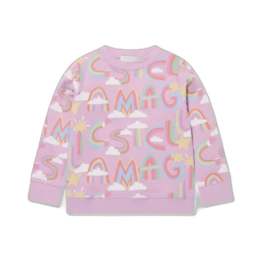 Stella Mccartney Kids Graphic Printed Crewneck Tracksuit