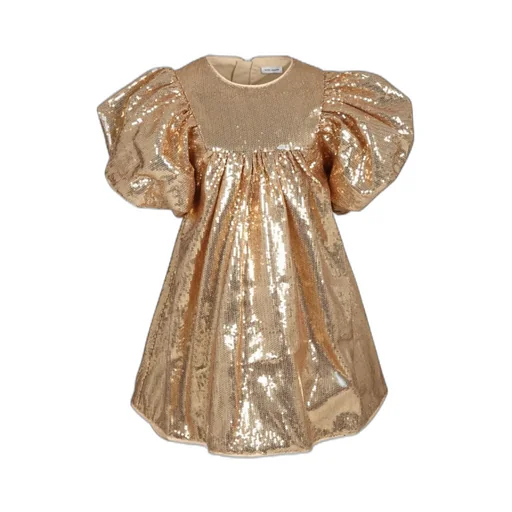 The Marc Jacobs Kids Sequin Embellished Short-Sleeved Dress