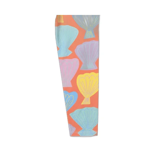 Stella Mccartney Kids Seashell-Printed Stretched Leggings